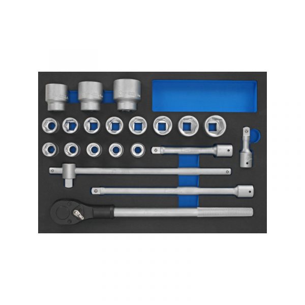 Tálcás dugókulcs készlet