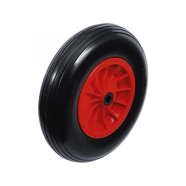Tömör talicska kerék fekete