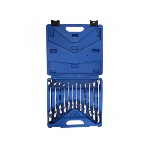 Csuklós racsnis csillag villáskulcs