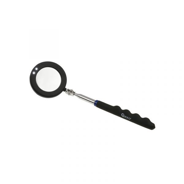 Teleszkópos tükör LED világítással