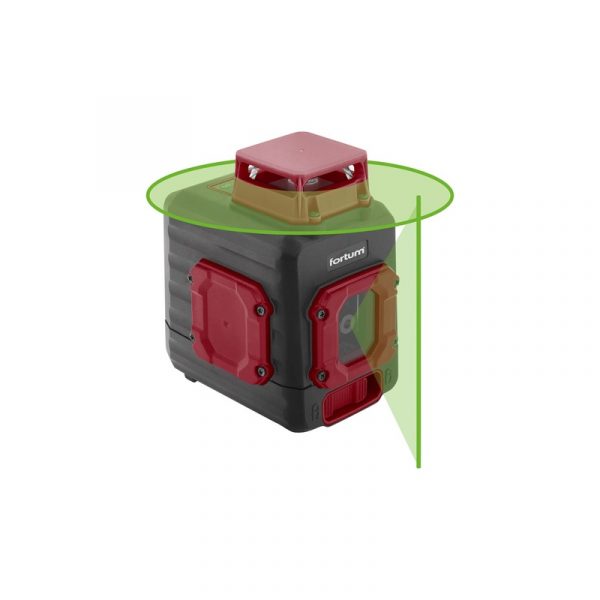 Automatikus lézeres vízszintező Li-ion akkus zöld 360° / 0° / 360°